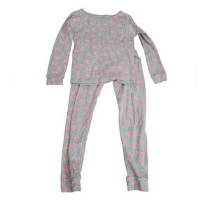 Carter's Cat Print Pajamas Size 5 Gray & Pink